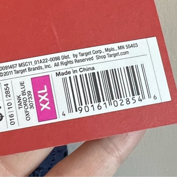 NWT Mossimo Navy Lace Tank Top – Size XXL - Picture 5 of 7